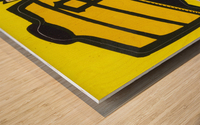 1981 Pittsburgh Pirate Fleer Decal Art Wood print