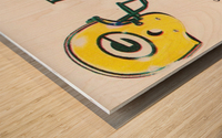 1988 Green Bay Packers vs. Chicago Wood print