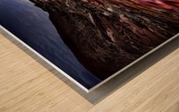 Last Lights in Rio Tinto III (Red River) Wood print