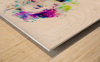 Hey Baby Wood print