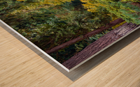Japanese Garden Portland 6 Wood print