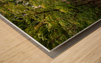 Japanese Garden Portland Wood print