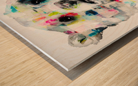 L ours Wood print