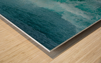 Wave underbelly Wood print
