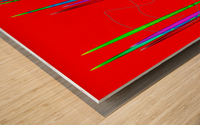 HorizonRed Wood print