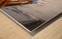 Squaw Valley Rails Wood print
