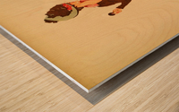 Macaroon Wood print