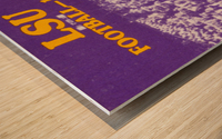 1983 LSU Tigers Football Art Wood print