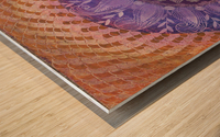 Purple Wood print
