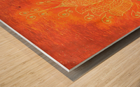 Lotus Wood print
