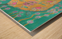 leaves Wood print