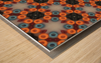 beadwork Wood print