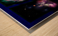 Xzendor7 Quadology Fractal Femm Warriors Digital Art Wood print