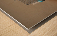 Just a bit Wood print