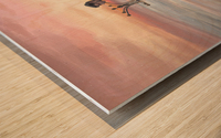 Bloody Beach Wood print