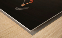 Painter And Wall Wood print