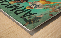 1965 Army Navy Sports Poster Wood print