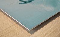 Blue Lily Wood print