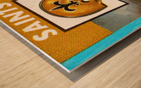 1987 New Orleans Saints vs. Packers Ticket Canvas Wood print