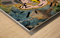 Mr Monopoly Asterix Wood print
