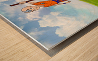 Aang en krilin Wood print