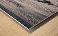 Ice Blue Wood print
