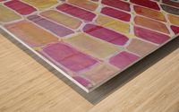 colorblocks Wood print