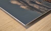 Elemerald Blue - Seattle Skyline Panorama Art Wood print