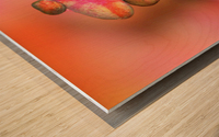 qq Wood print
