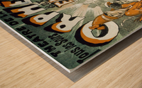 Orphee aux Enfers poster Wood print