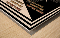 We Cant Eat Money 2017 Climate Change Typography Graphic Design Wood print
