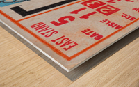 1959 Georgia vs. Georgia Tech Football Ticket Print Wood print