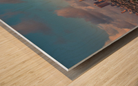 LA Twilight Wood print