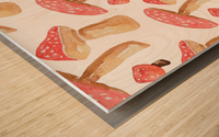 Shrooms Wood print
