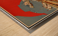 Odessa vintage travel poster Wood print