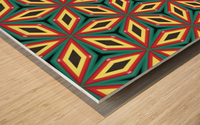 Colorful pattern Wood print