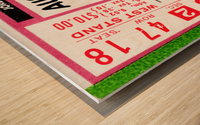 1979 Auburn Tigers vs. Mississippi State Bulldogs | Row 1 Wood print