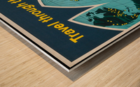 Cooks Travel Poster, 1954 Wood print