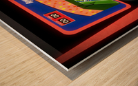 1988 Football Old School Arcade Video Game Art Wood print