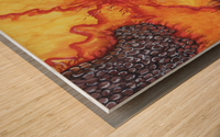 Volcano Wood print