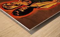 1978 Retro Basketball Art Wood print