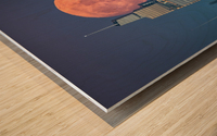 Balancing act Wood print