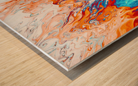 Colorful Splash IV Wood print