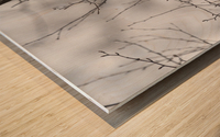 Une tache rouge Wood print