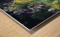 Bouquet Haze Wood print
