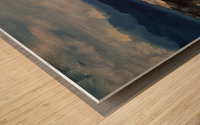 OCEAN BLUE BEAUTY Wood print