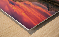 Two Medicine Lake Wood print