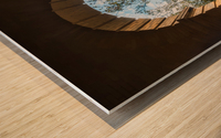 Let the light in Wood print