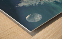 Christmas Moonlight Wood print