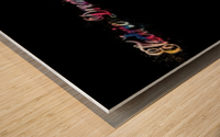Electric Dream Wood print